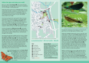Leominster Riverside Walk leaflet